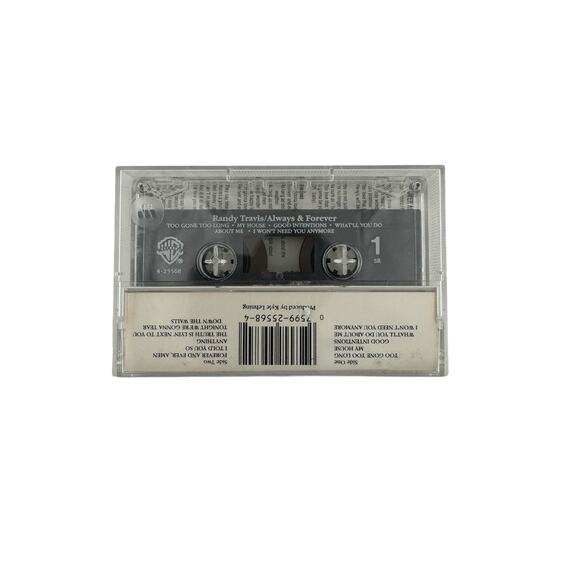Vintage Randy Travis Always & Forever Cassette Tape - Picture 2 of 2